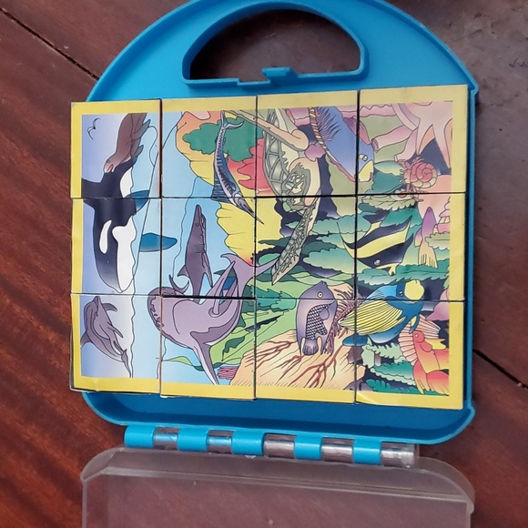 ๐ฅ5/$25๐ฅ Vintage multi-picture block puzzle - Picture 3 of 7